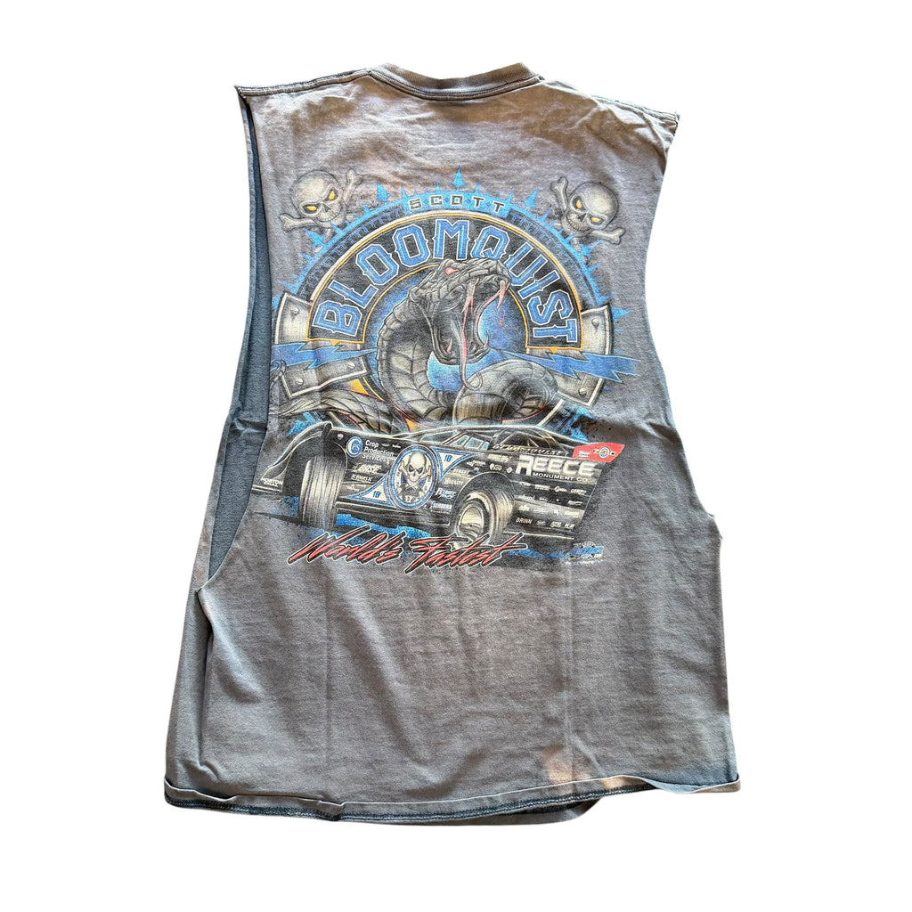 Faded Nascar Cut Off Shirt