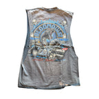 Faded Nascar Cut Off Shirt