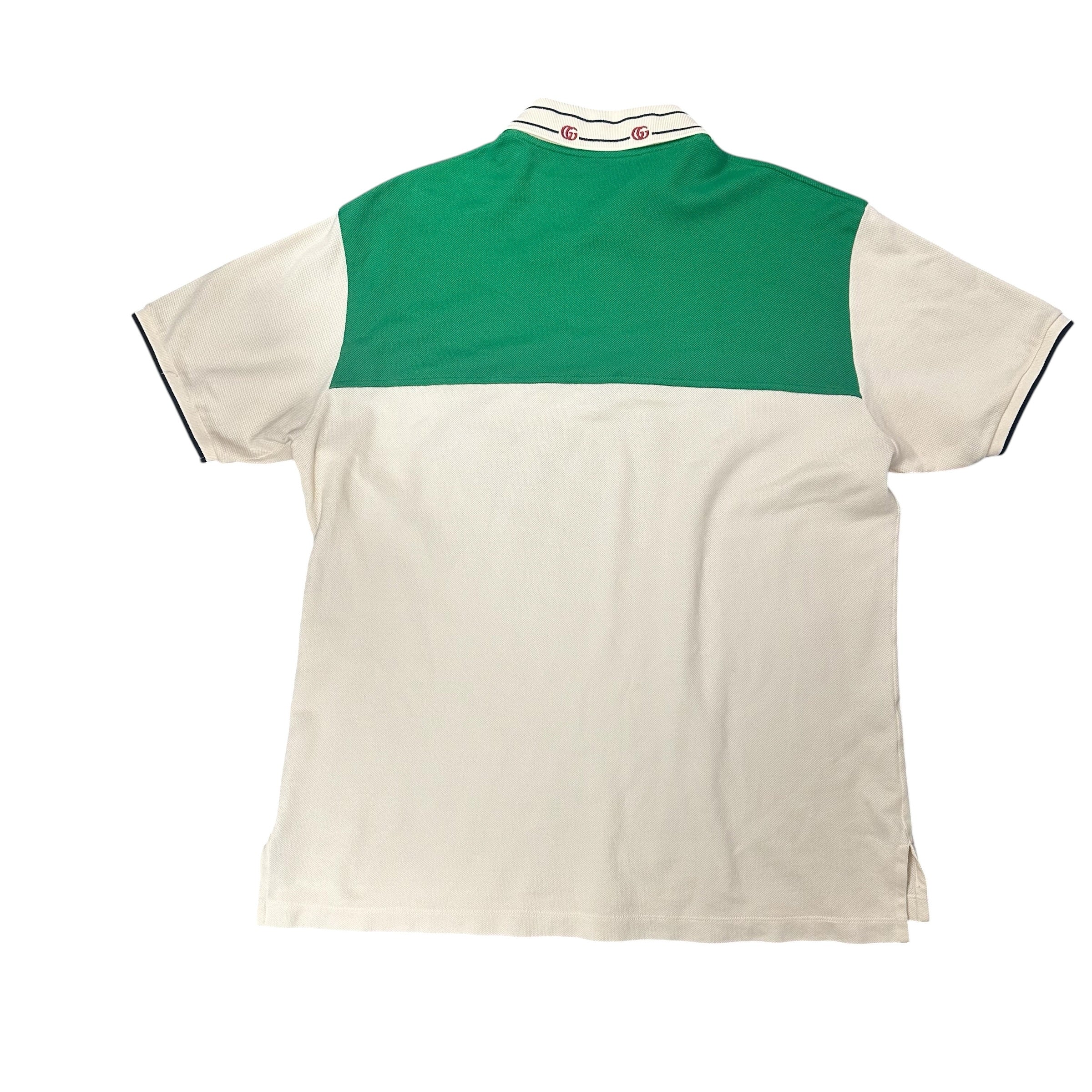 Gucci Green/Cream Polo