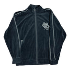 FUBU Black Velour Track Jacket