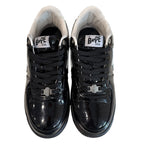 Bape Sta Patent Blk/Wht Sneakers (No Box)