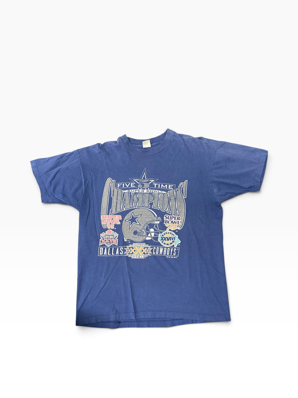Vintage Dallas Cowboys "Five Time Super Bowl Champions" Tee
