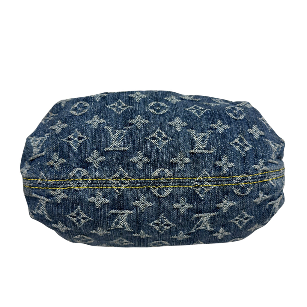 Louis Vuitton 2005 Monogram Denim Pleaty Bag