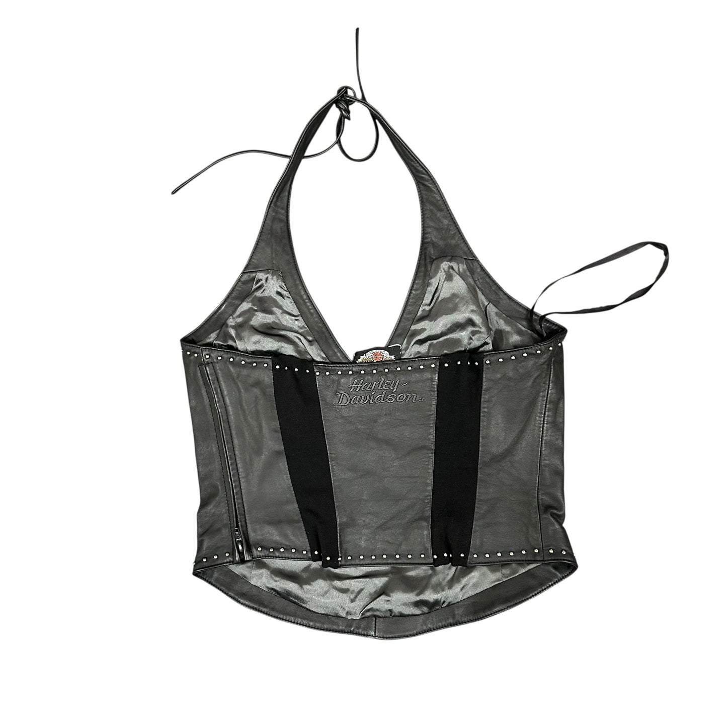 Harley Davidson Leather Studded Top