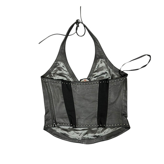 Harley Davidson Leather Studded Top