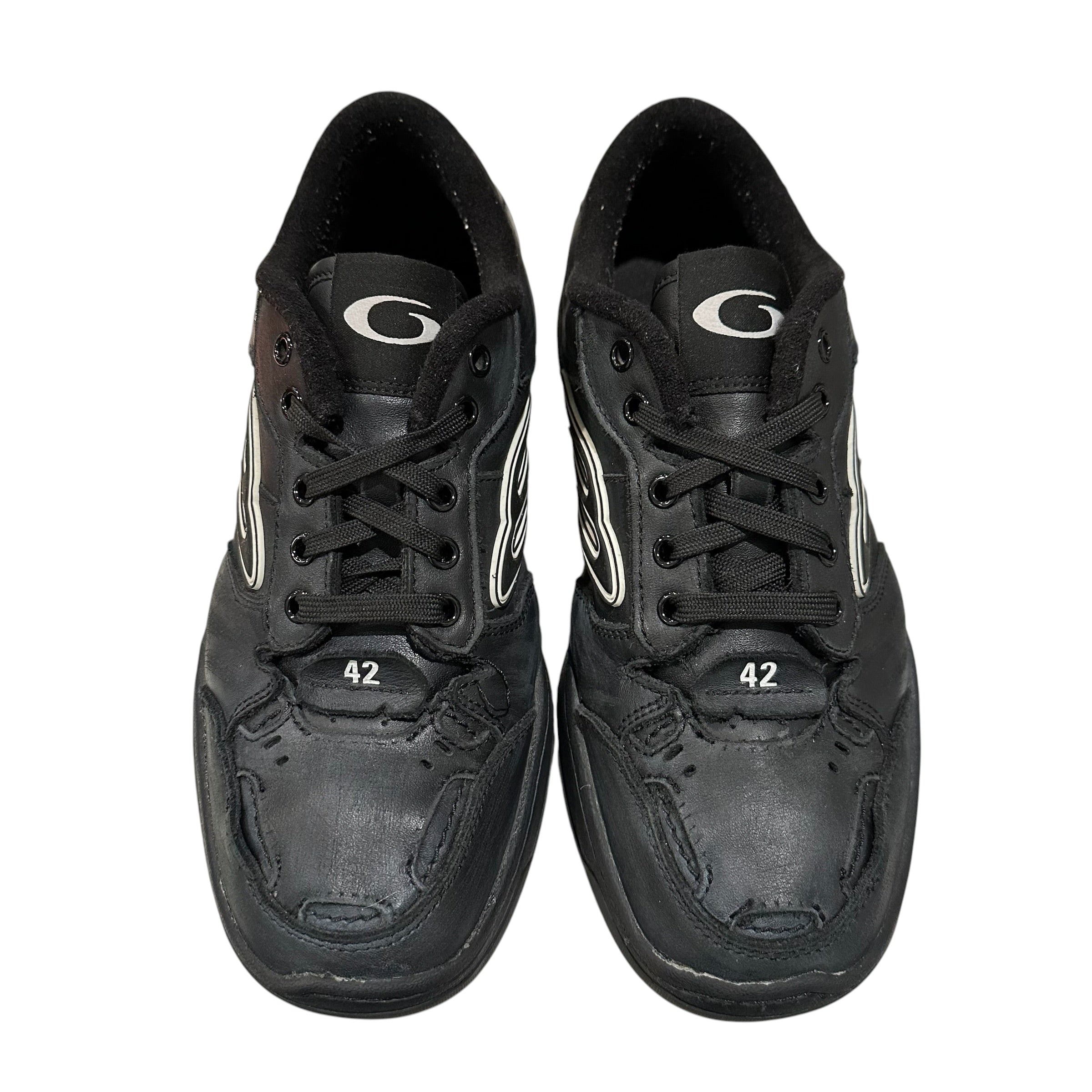 Balenciaga Blk/Wht Hampton Sneakers (No Box)