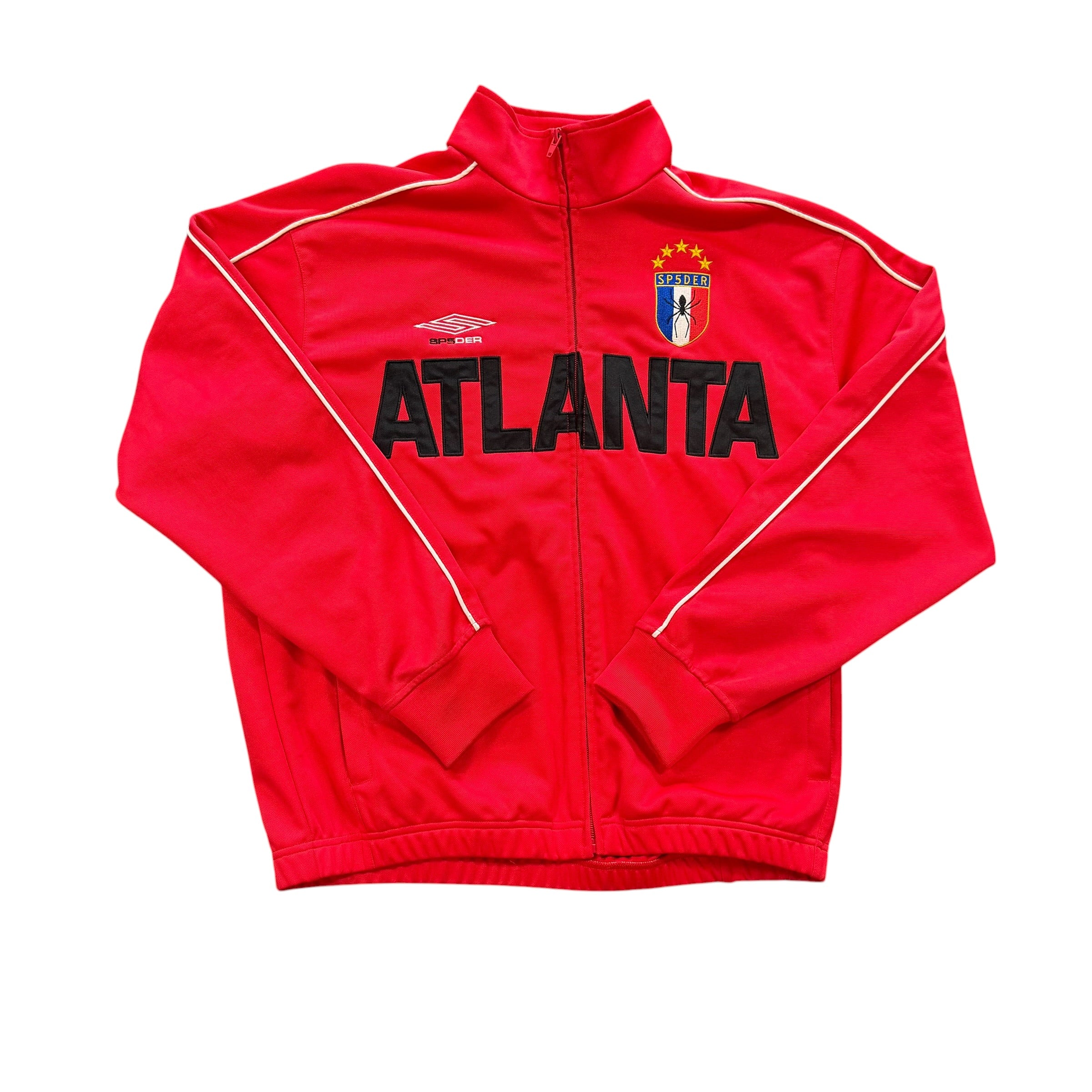 Sp5der Atlanta Track Jacket Red