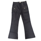 74 Flared Cargo Indigo Denim￼