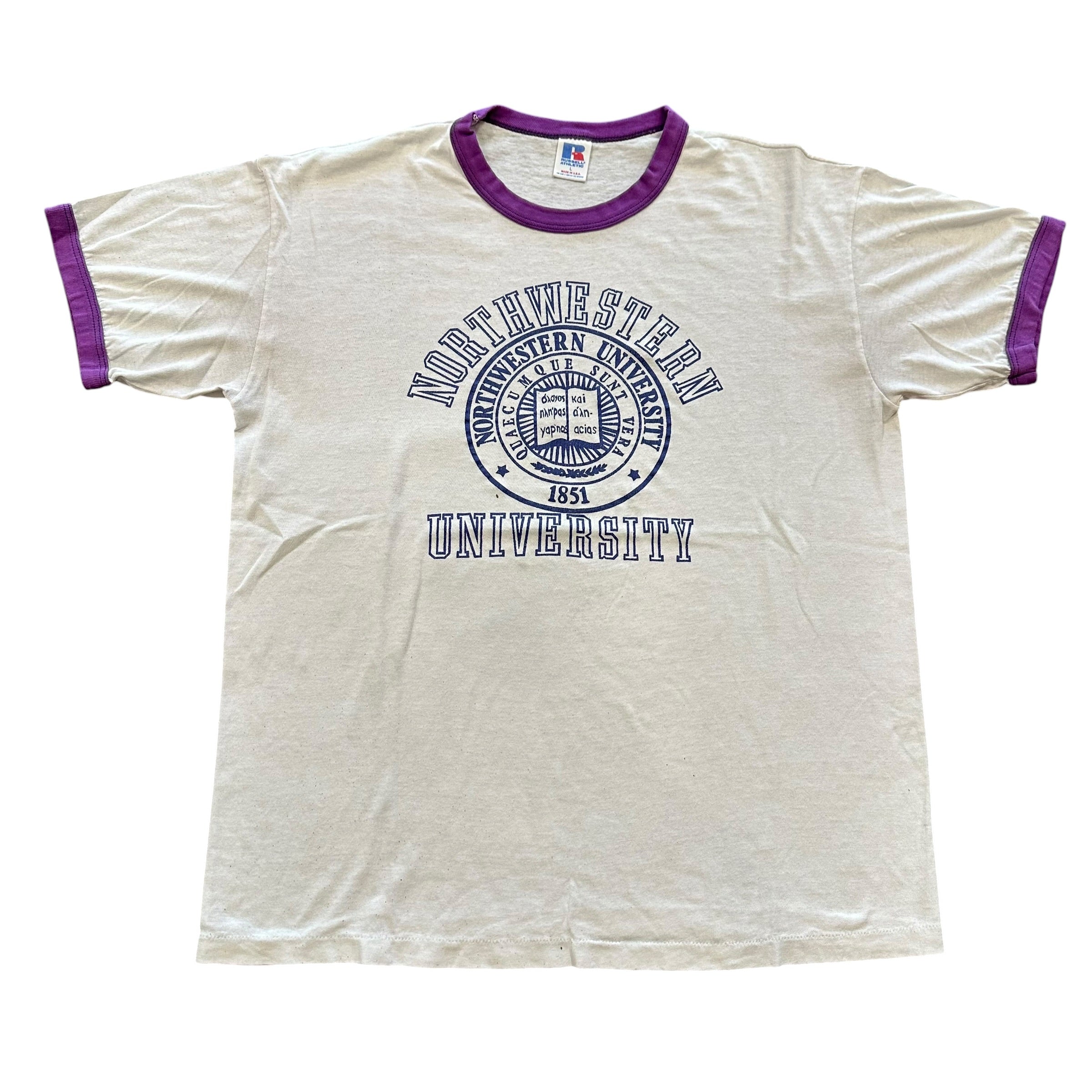 Vintage Northwestern Ringer Shirt