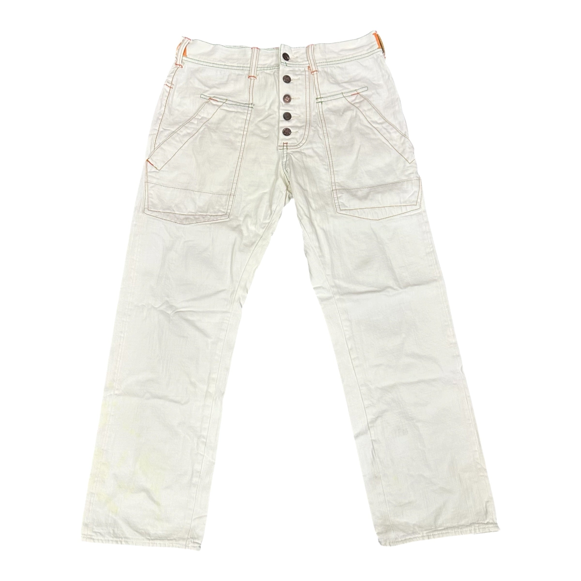Evisu Genes Osaka White Jeans