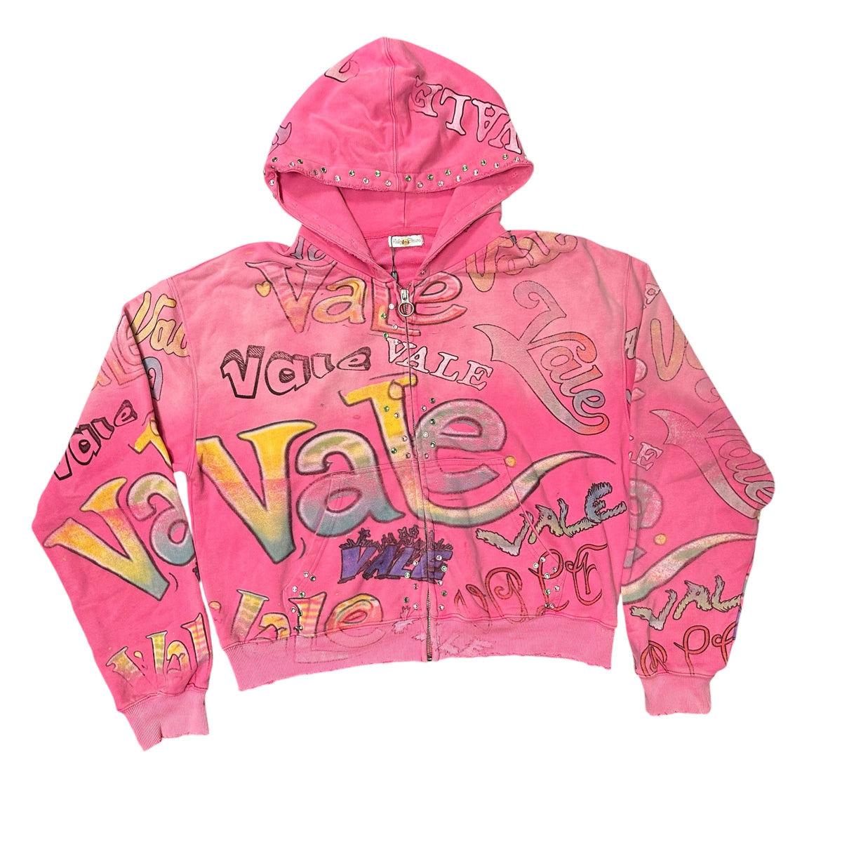Vale Forever Bubblegum Zip Up Hoodie