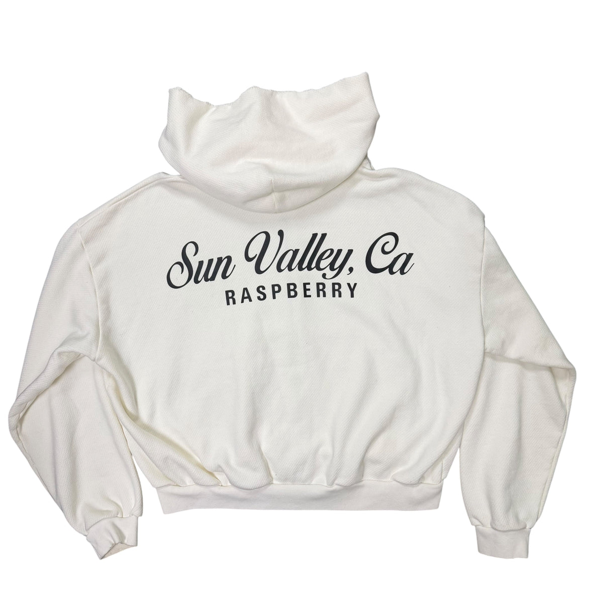 GV Gallery “Sun Valley” White Zip Hoodie