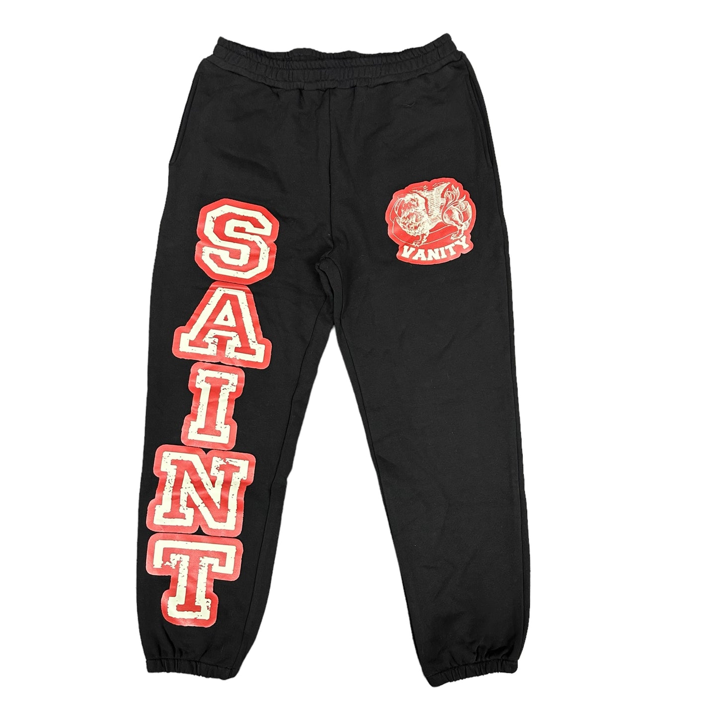 Saint Vanity Blk/Red Sweatpants