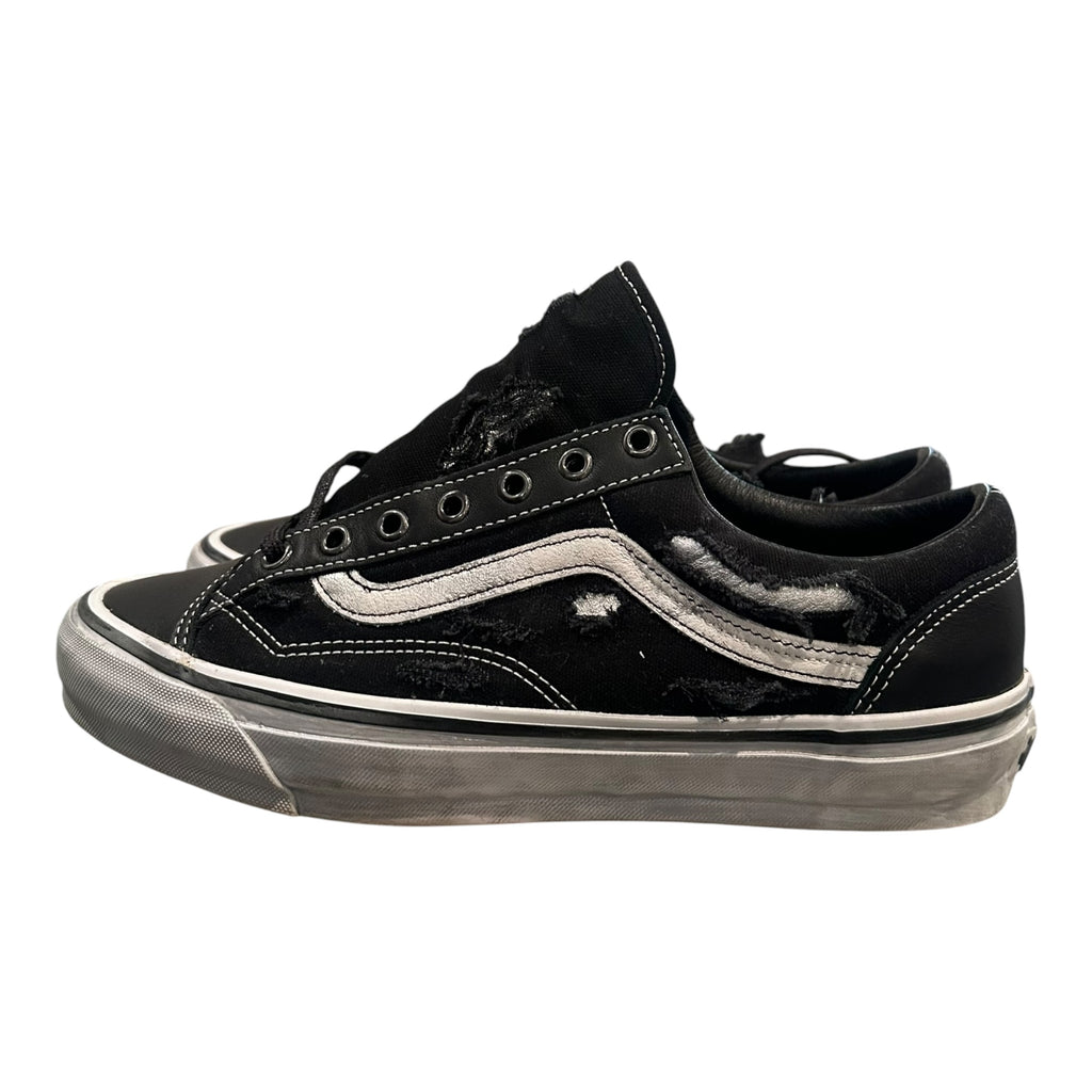 NEW OTW Black Distressed Vibram Vans