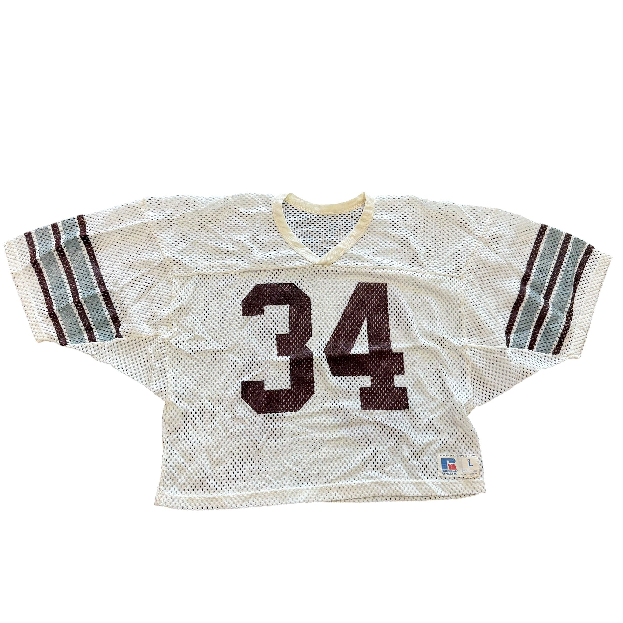 Vintage Cropped 34 Football Jersey