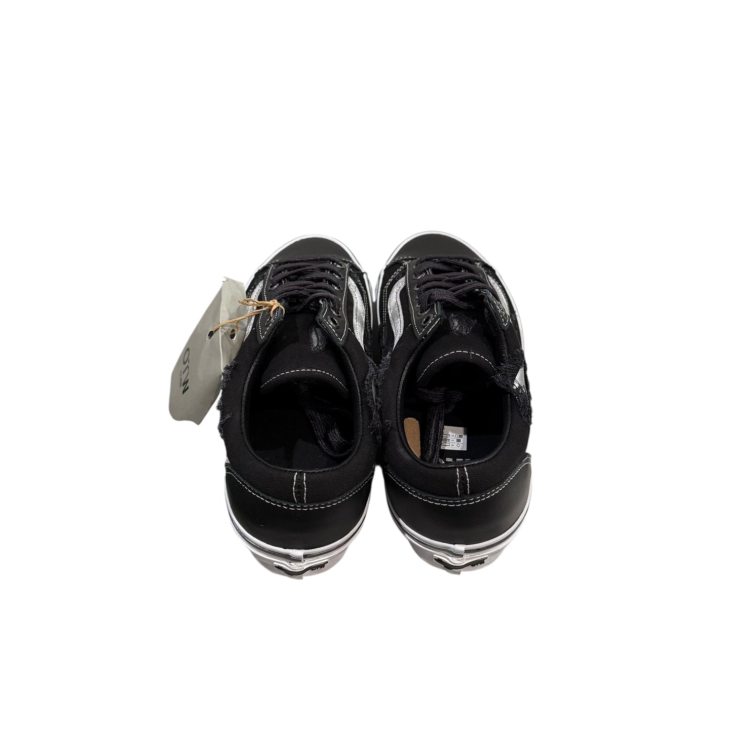 NEW OTW Black Distressed Vibram Vans