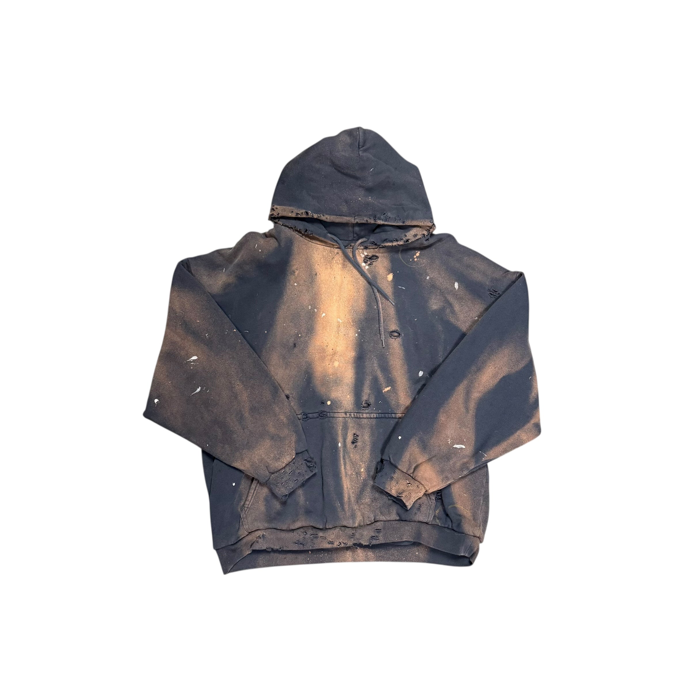 Yeezy Gap Faded And Distressed Hoodie