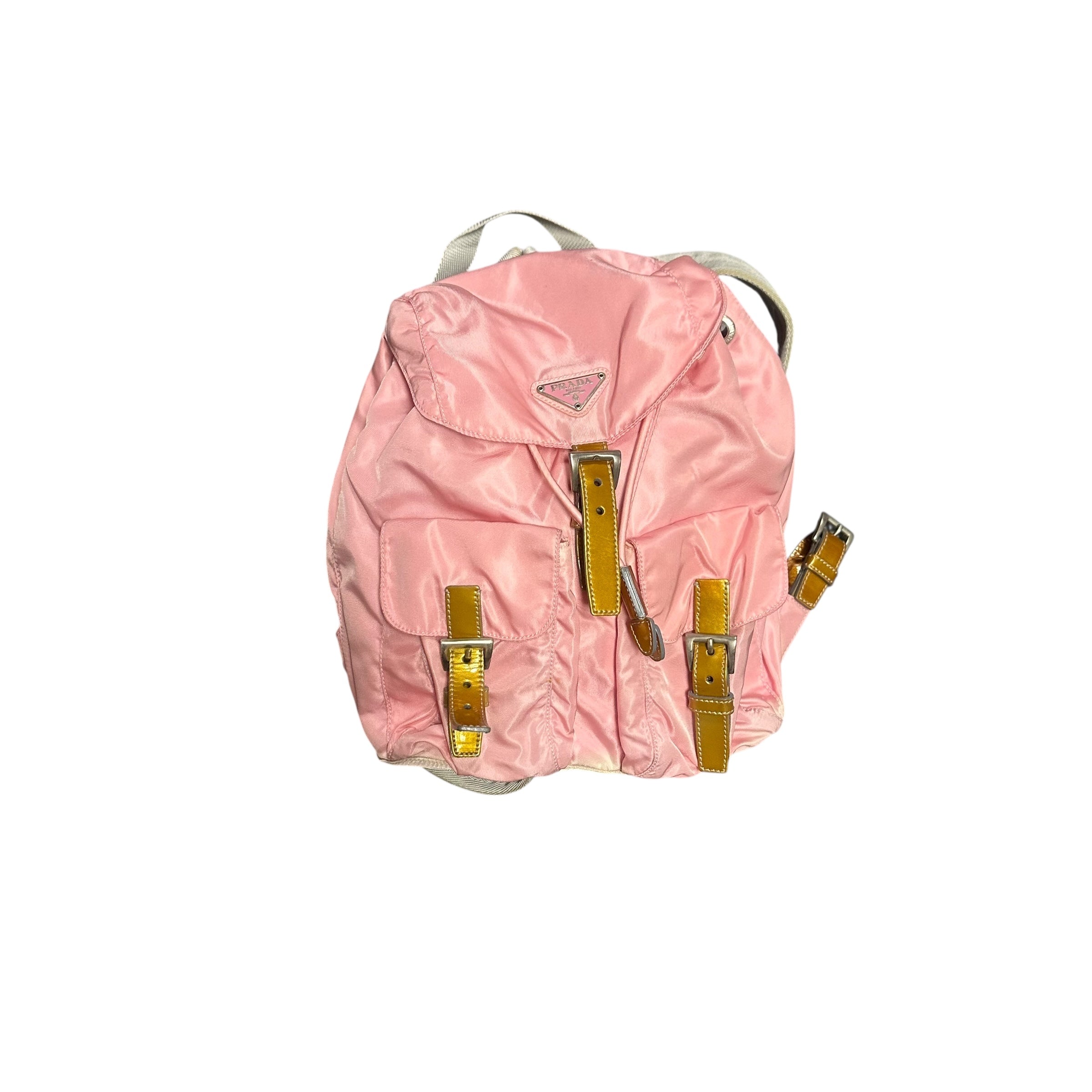 Vintage Prada Nylon Backpack Light Pink
