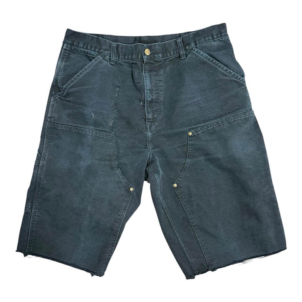 Vintage Carhartt Black Double Knee Shorts(33)