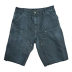 Vintage Carhartt Black Double Knee Shorts(33)