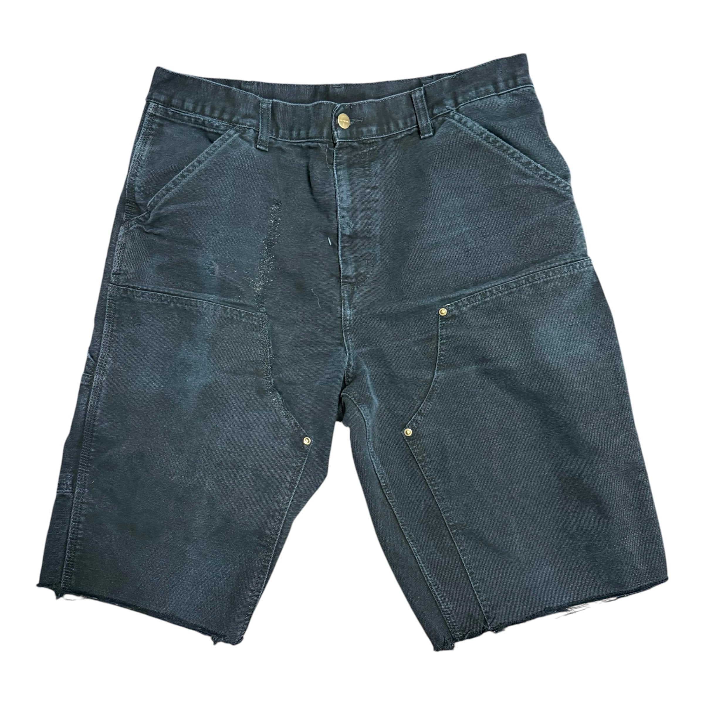 Vintage Carhartt Black Double Knee Shorts(33)