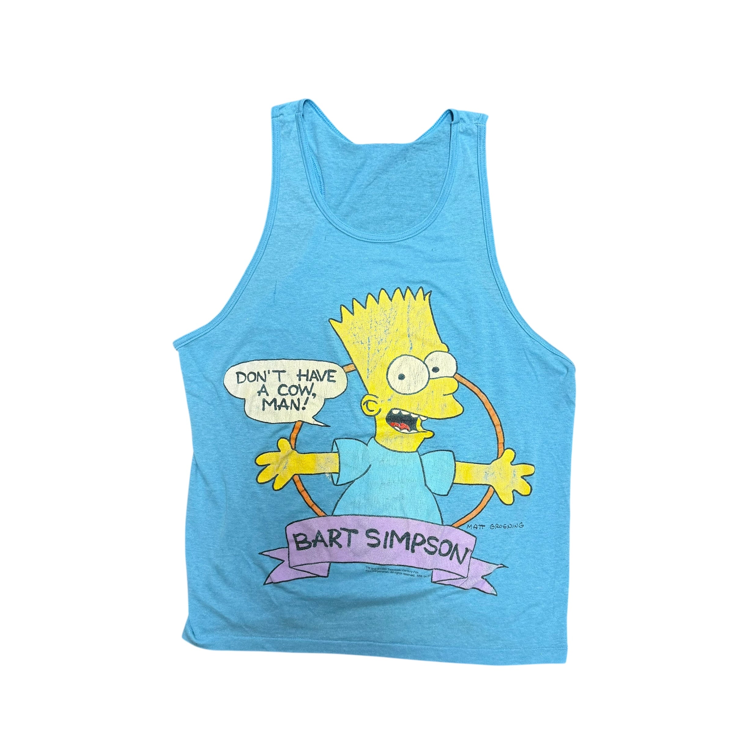 Vintage Bart Simpson Blue TShirt