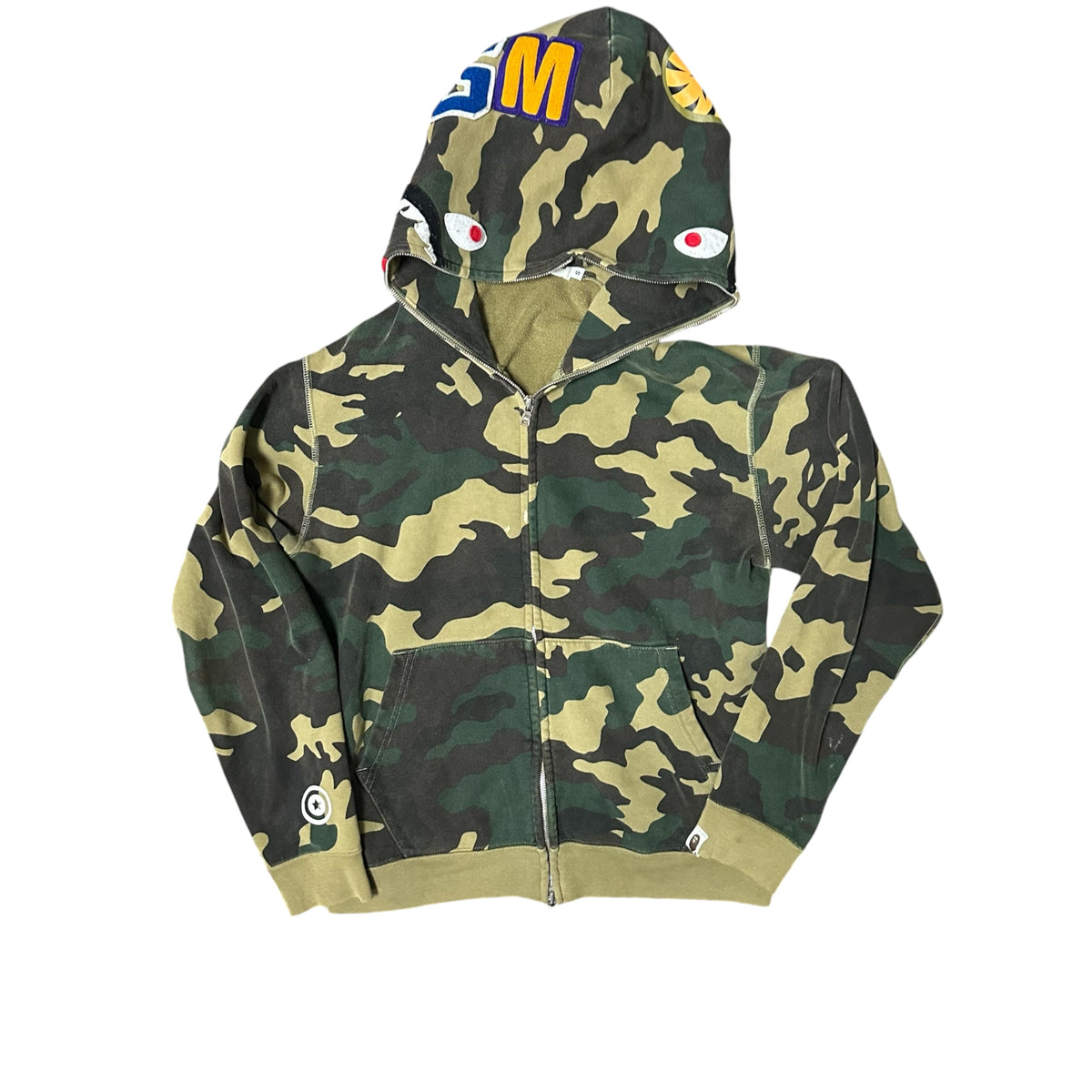BAPE ABC Camo Shark Zip Up