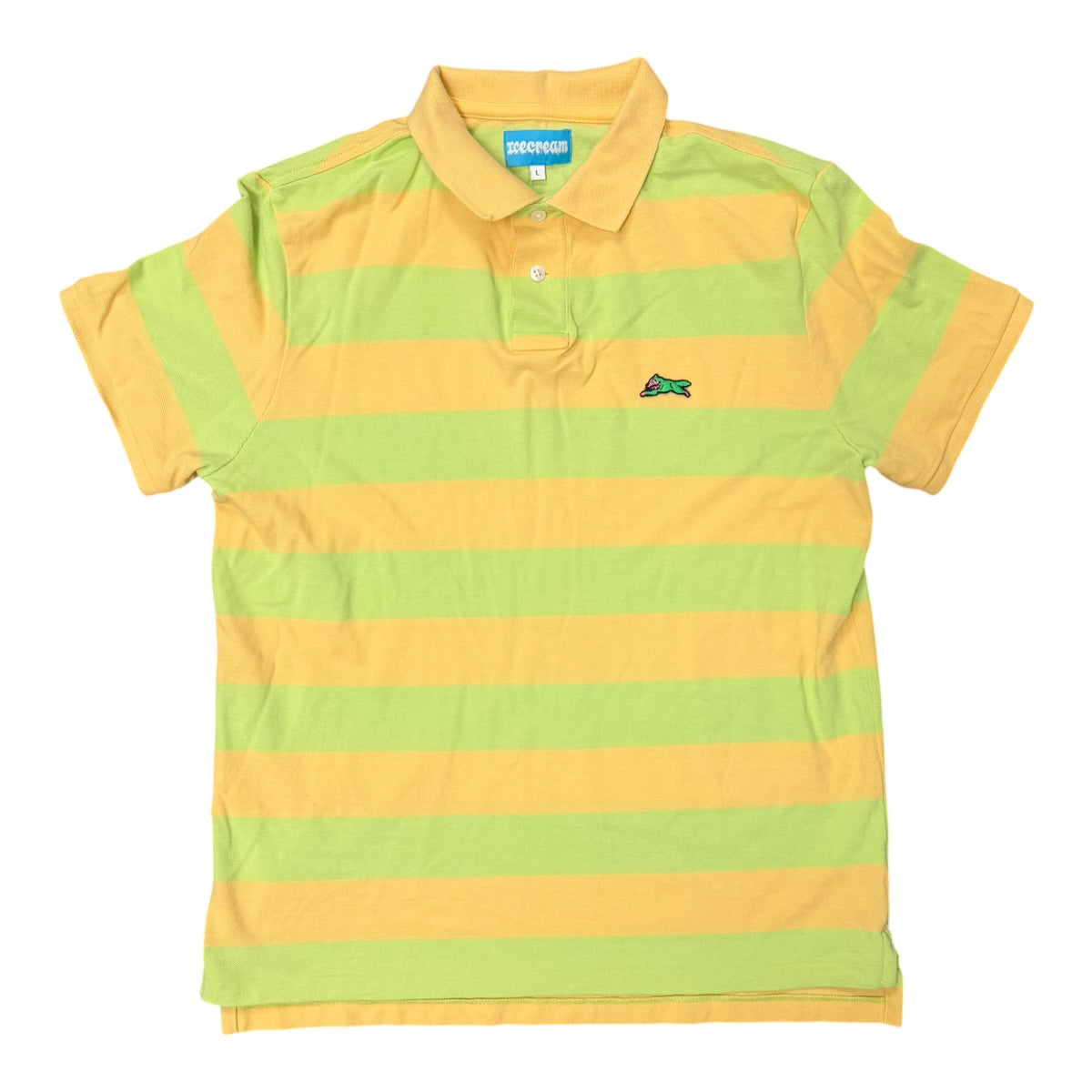 BBC Ice Cream Peach/Green Polo