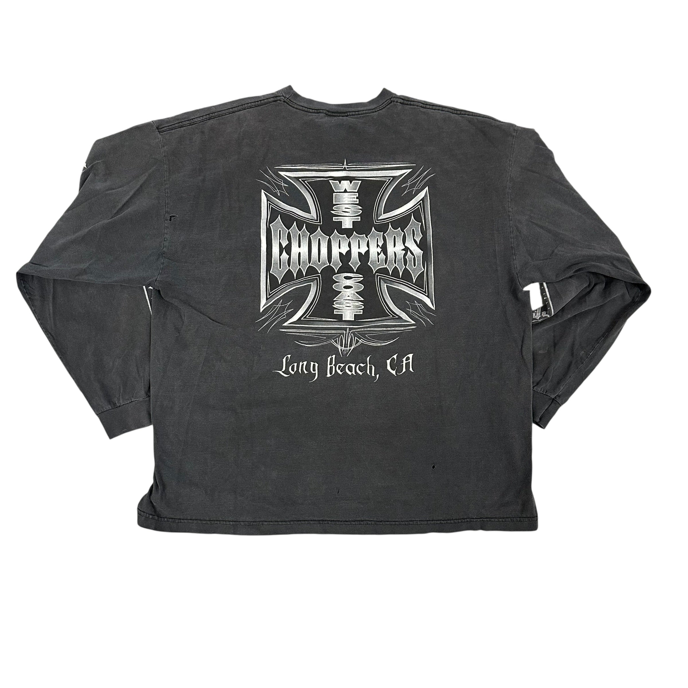 Vintage West Coast Choppers L/S Black Tee