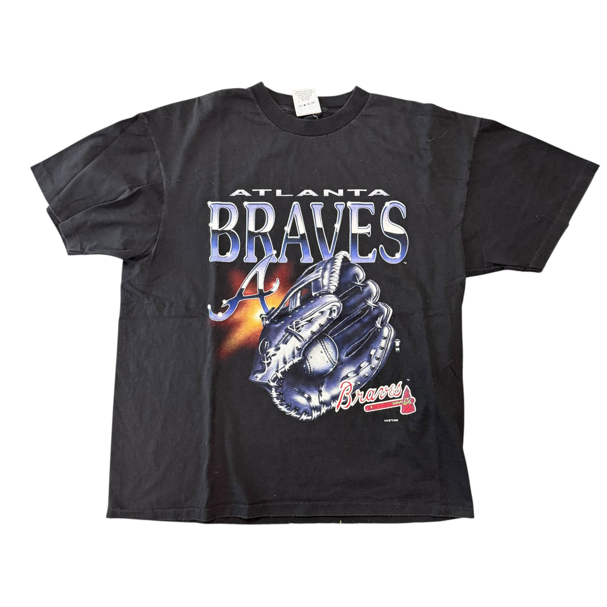 Vintage Black Braves Shirt