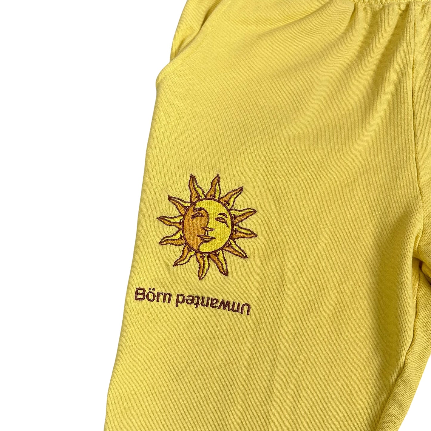 Sicko Born Unwanted Yellow Sweatpants