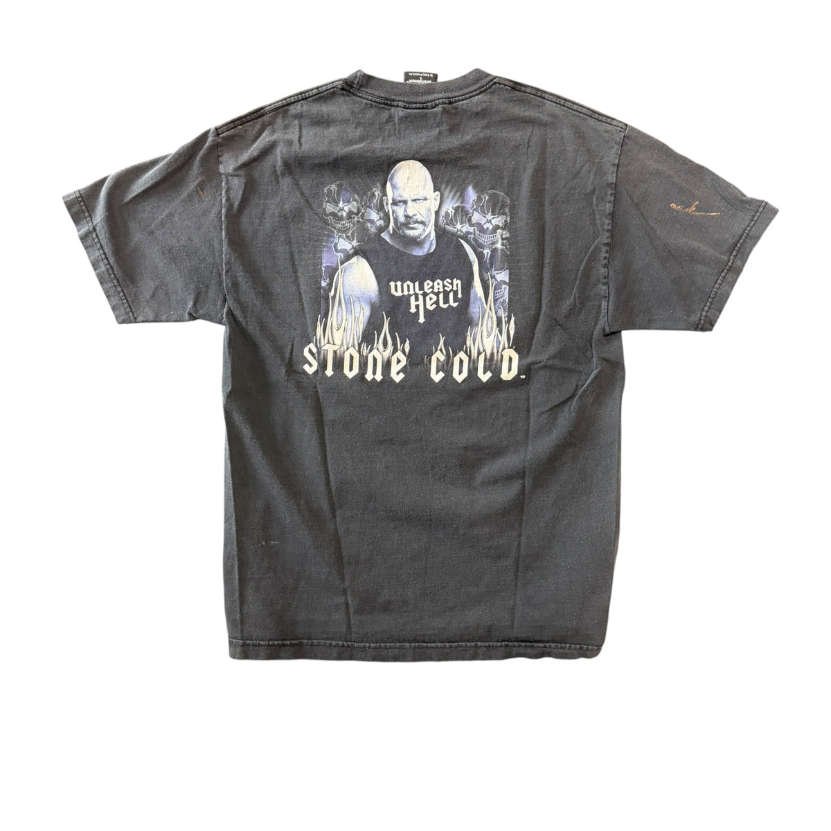 Vintage Black Faded Stone Cold Shirt