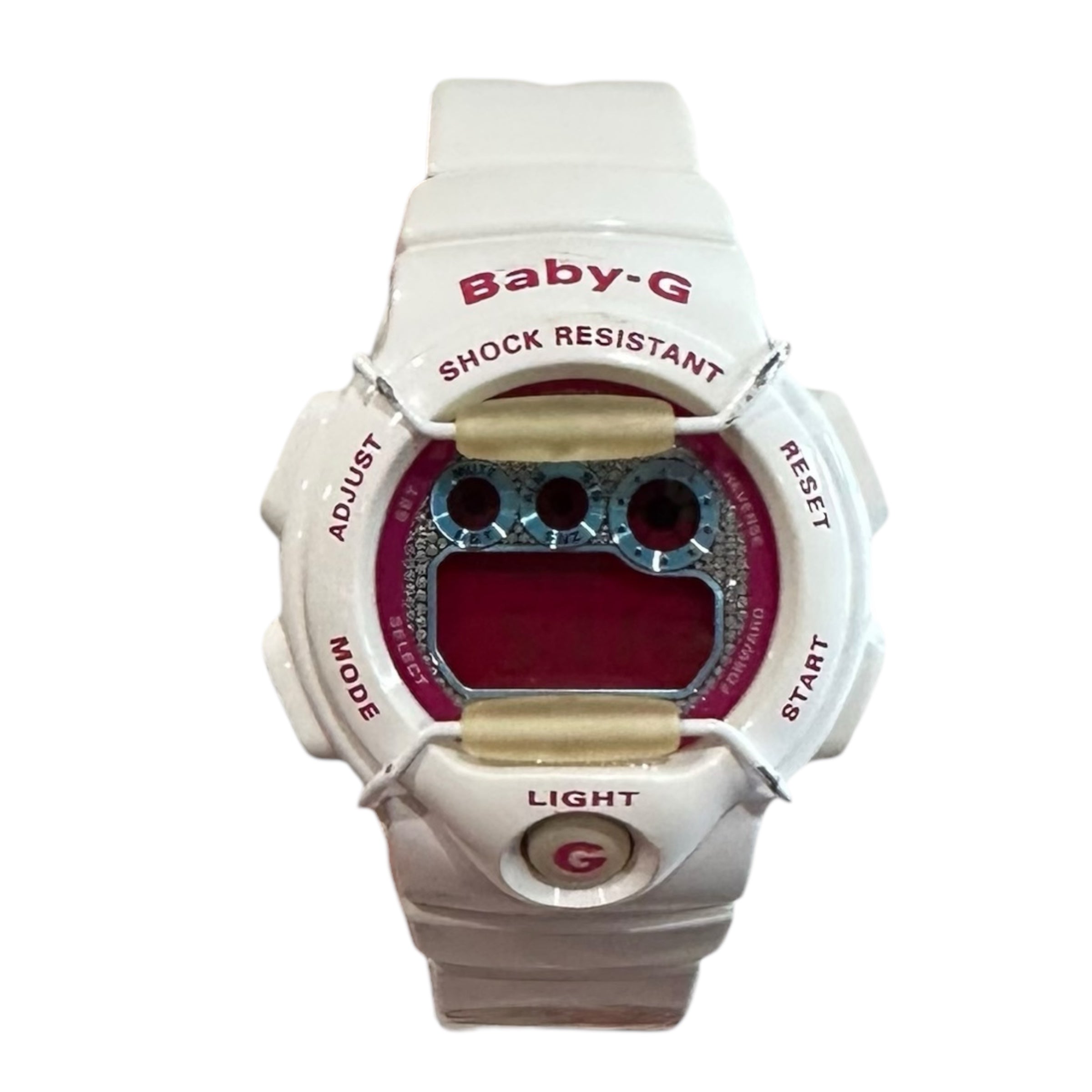 Baby G-Shock White/Pink/Blue Watch