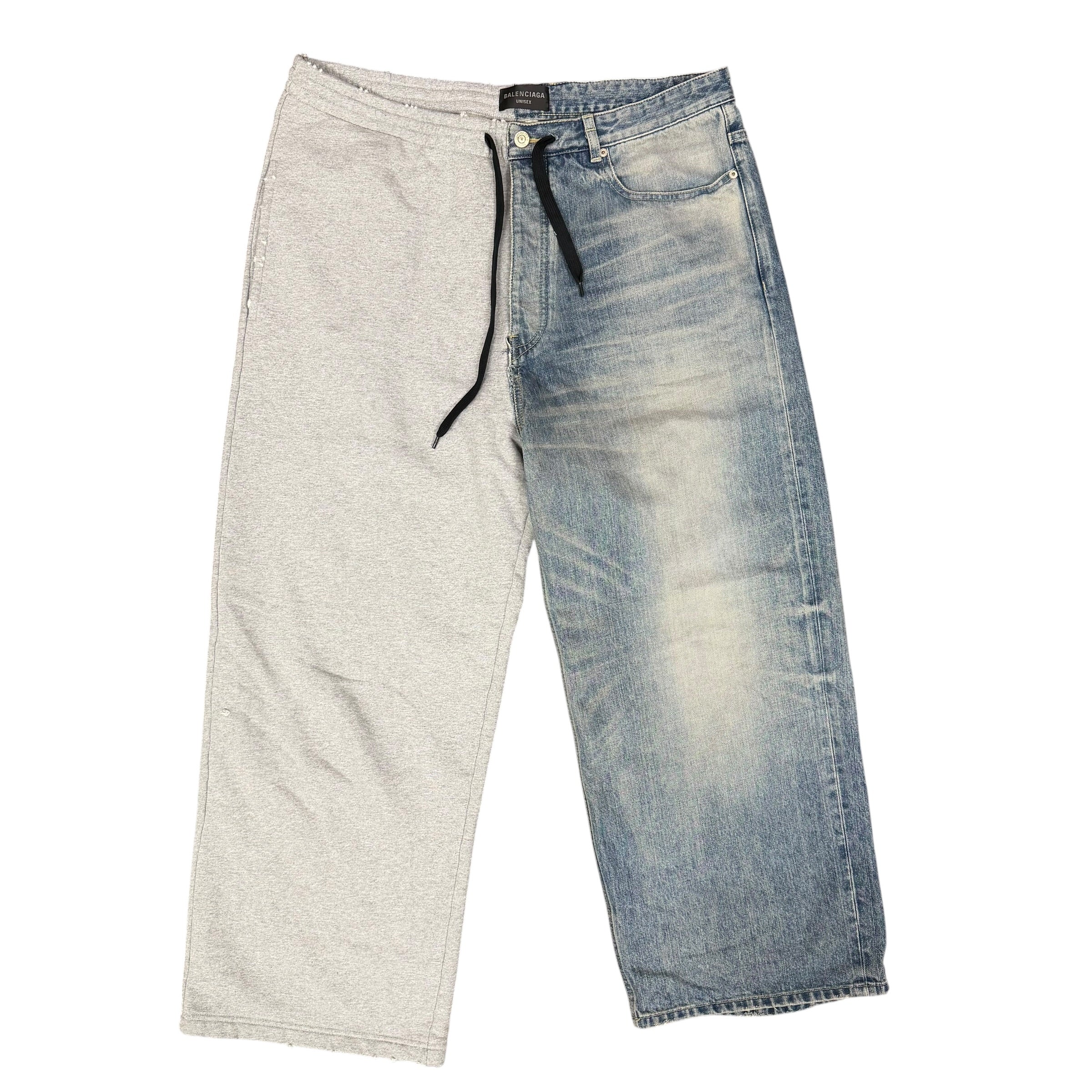 NEW Balenciaga Blue Hybrid Jeans