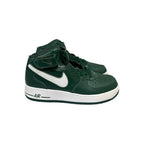 New Nike Air Force 1 Leather Mid Top Forest Green (No Box)