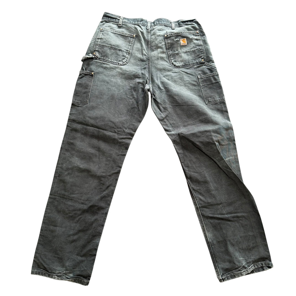 Carhartt Black Faded Double Knee (38)