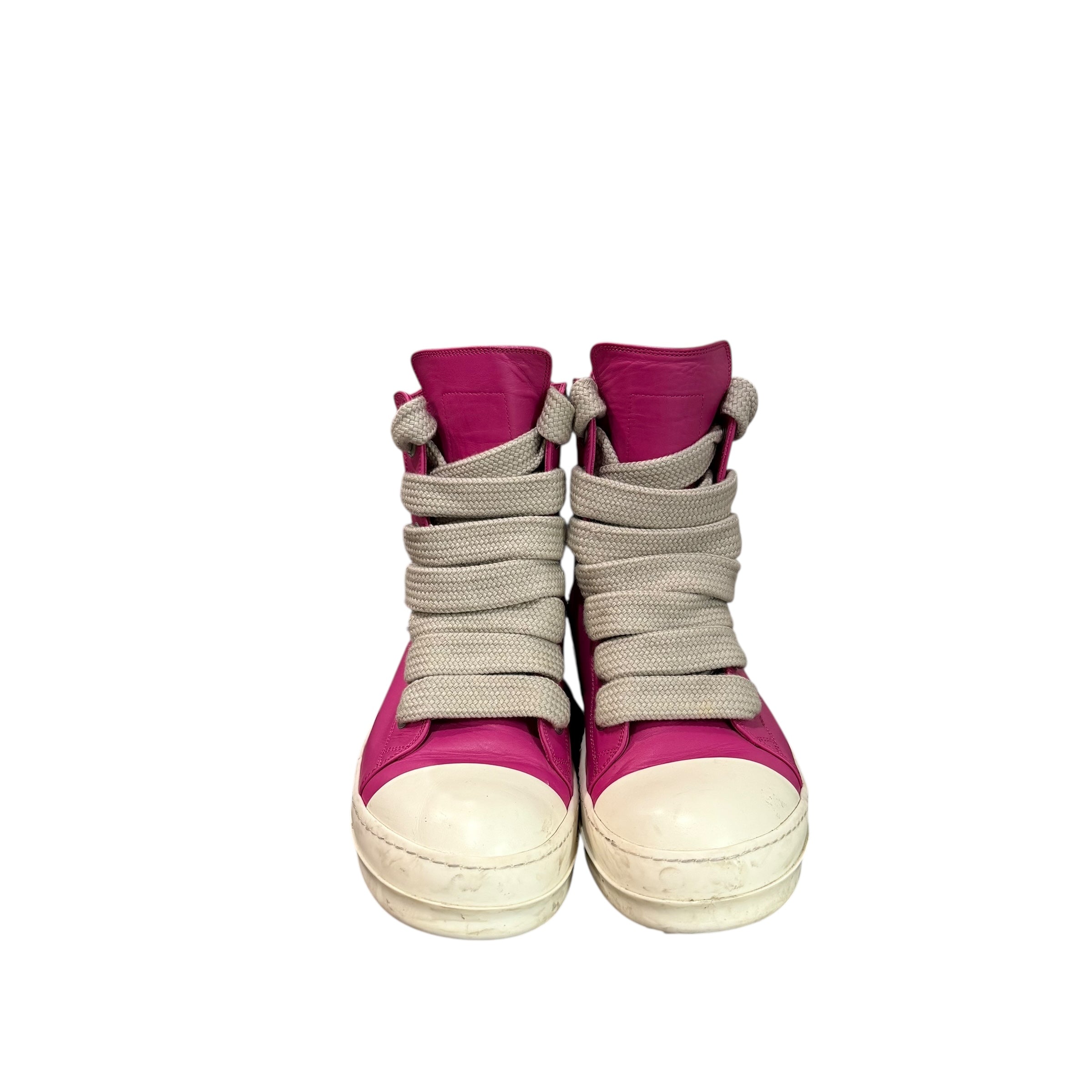 Rick Owens Leather High Jumbo Hot Pink