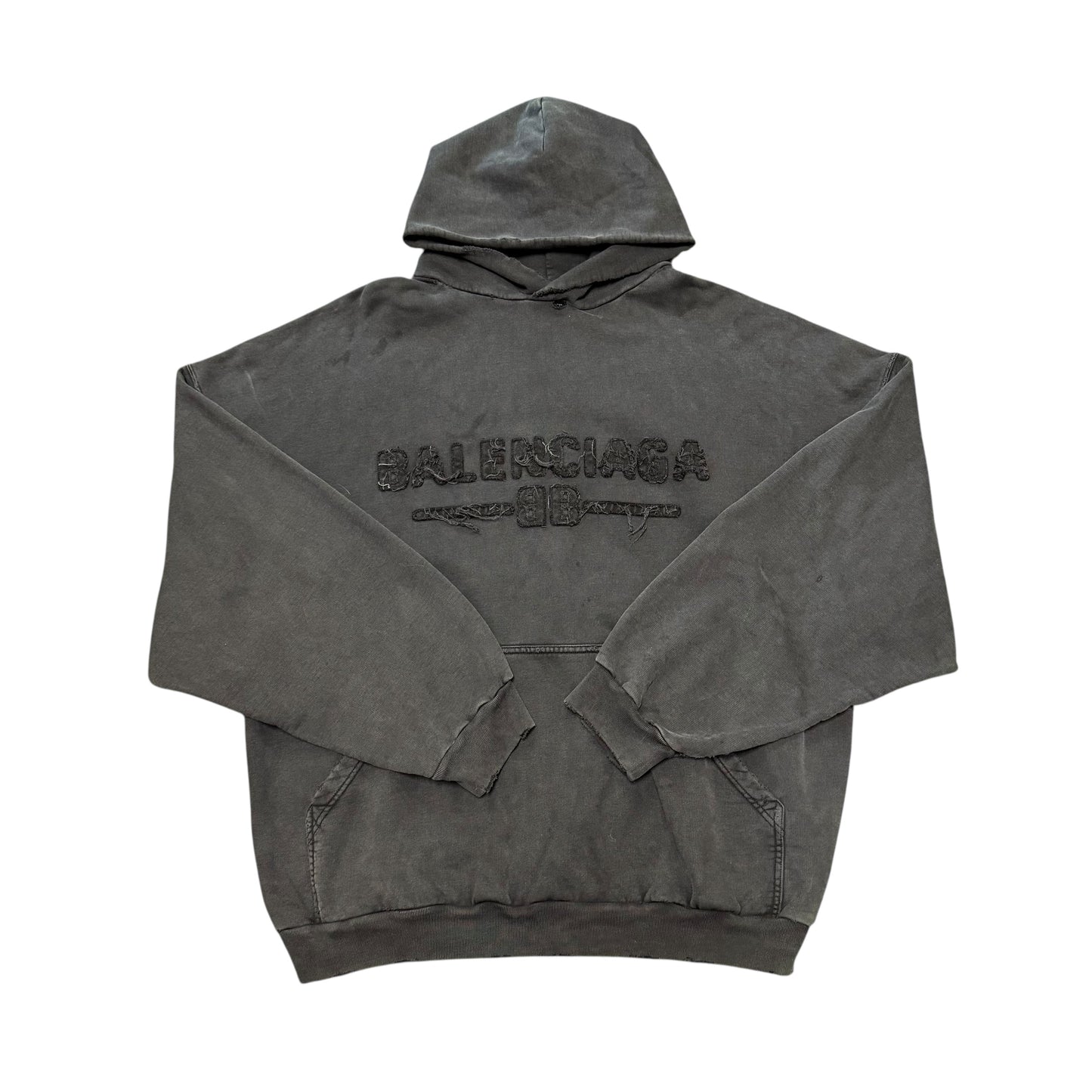 Black Balenciaga Hoodie