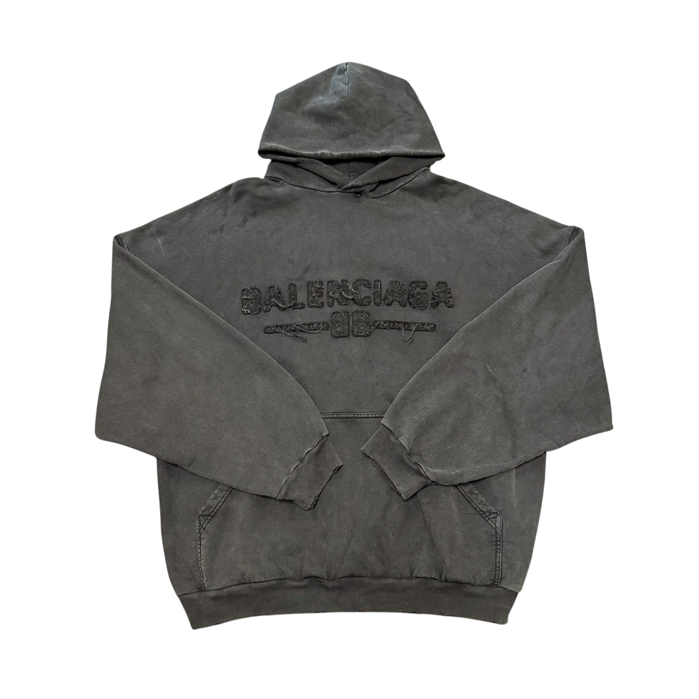 Black Balenciaga Hoodie
