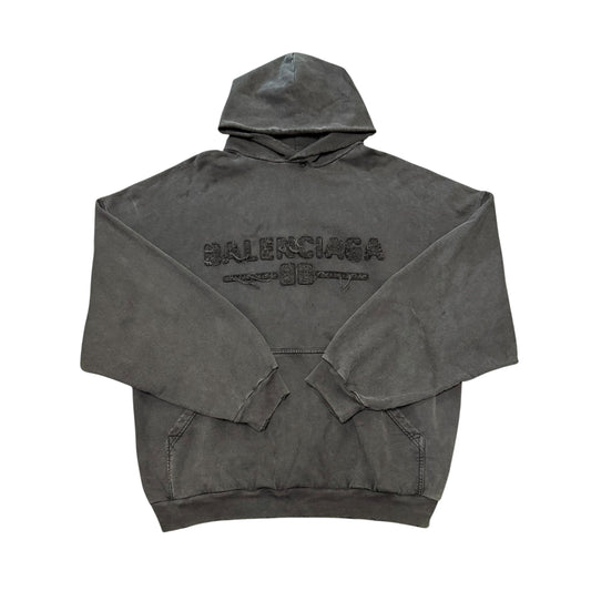 Black Balenciaga Hoodie