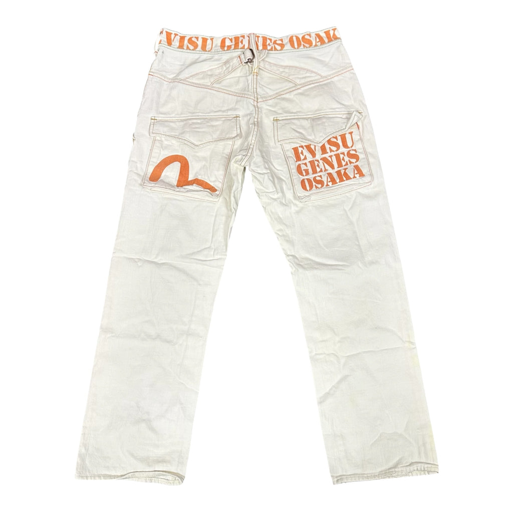 Evisu Genes Osaka White Jeans