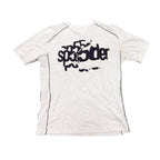 Sp5der SS25 Contrast Stitch Tee White