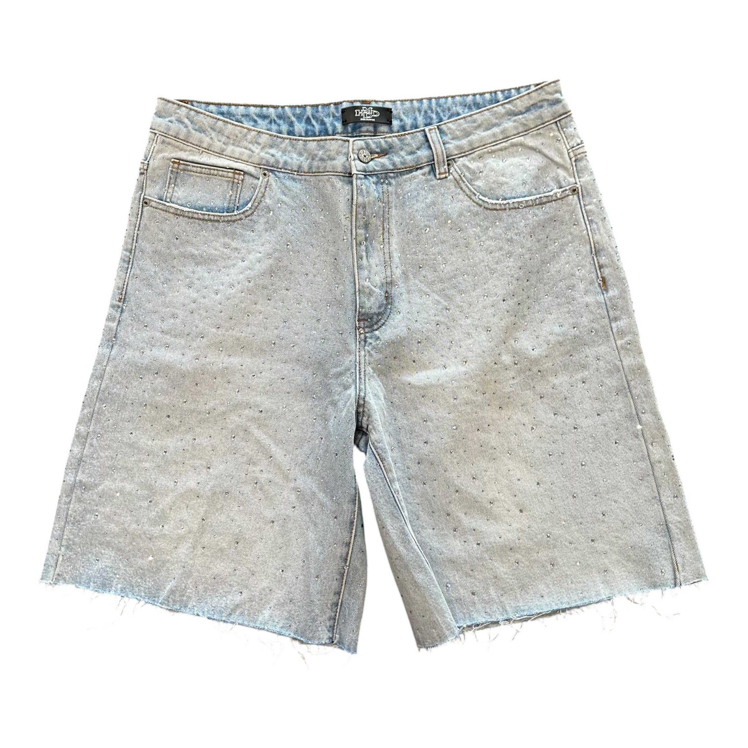 HMDD Rhinestone Jean Shorts