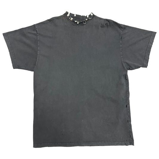 Gray Balenciaga Piercing Tee