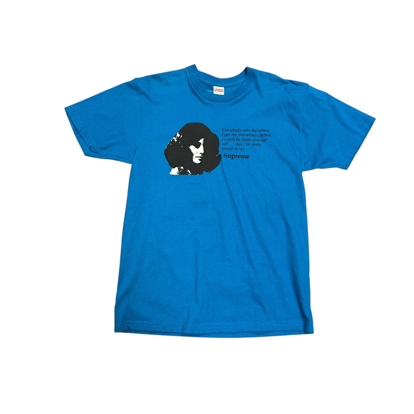 SUPREME MEAN TEE BLUE (3HGBH7)