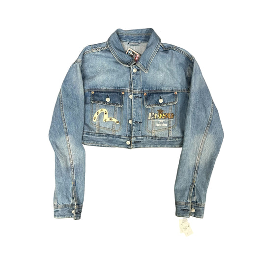 Evisu Gem Cropped Denim Jacket