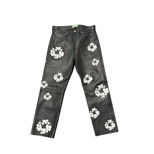 Leather Denim Tears Pants