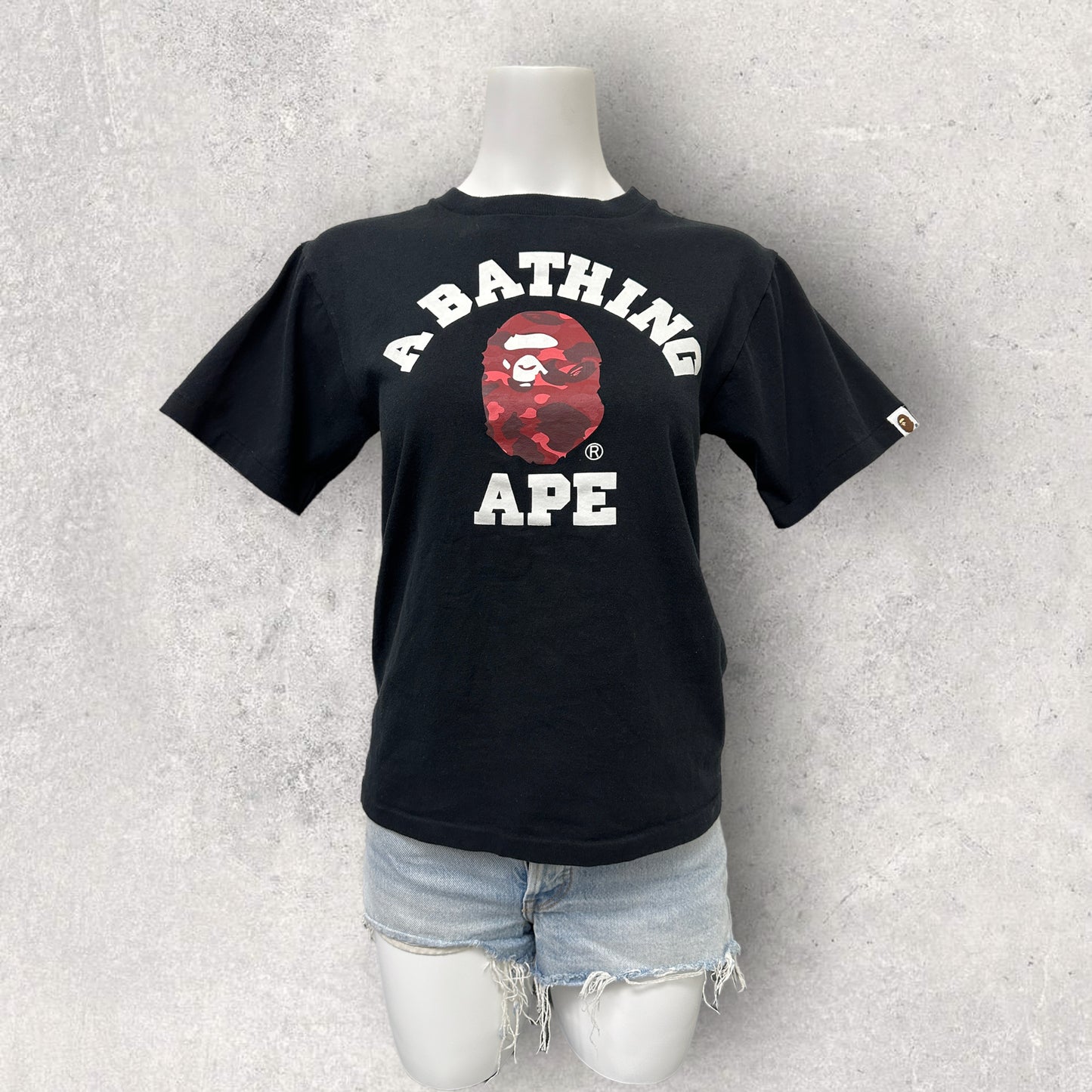 Black Bape Red Camo Tee