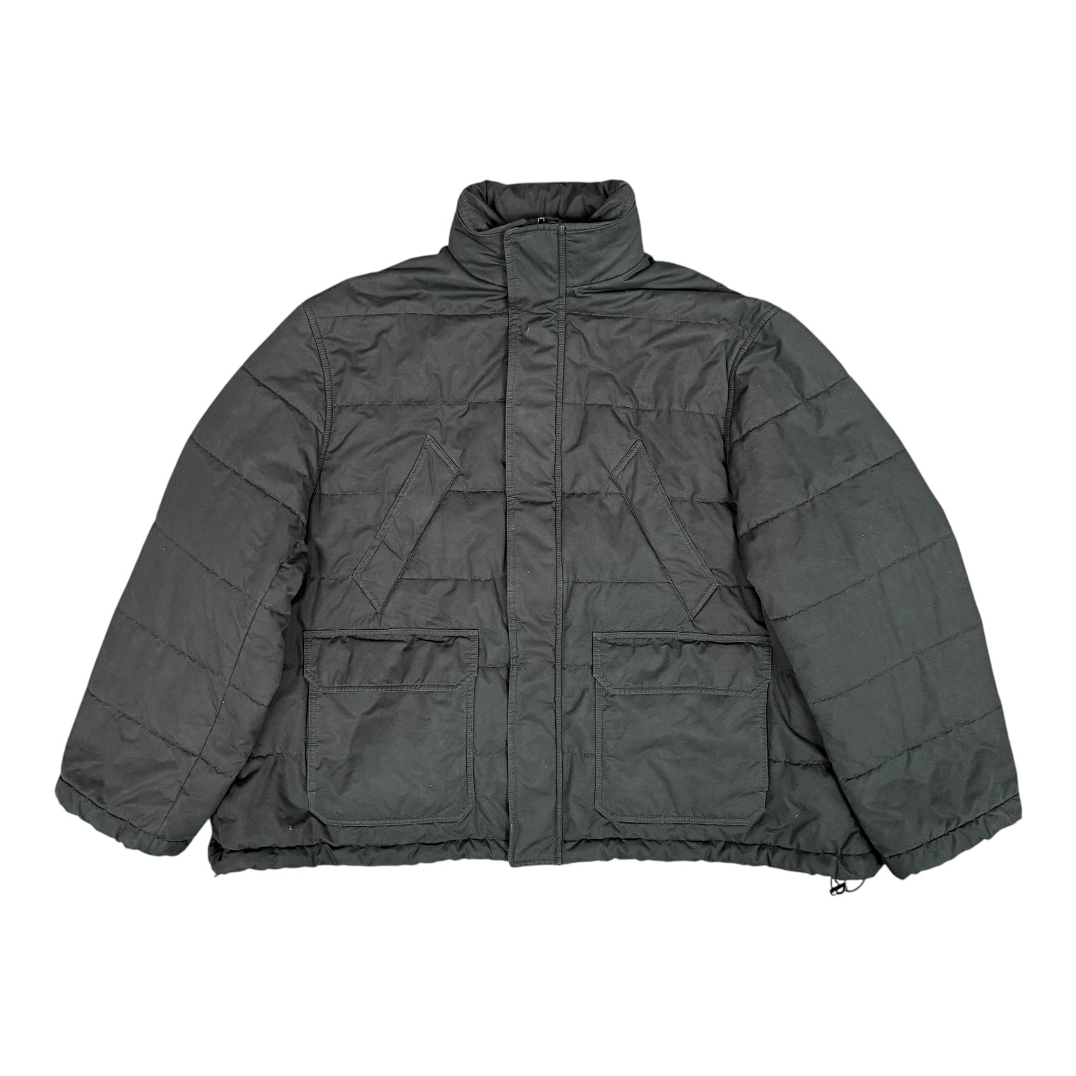 Balenciaga Logo Print Puffer