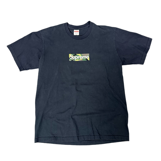 Supreme Black Camo Box Logo Shirt